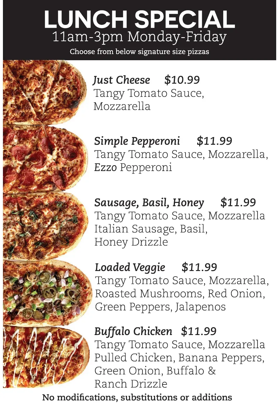 LOVEPIZZA Weekly Special Deal