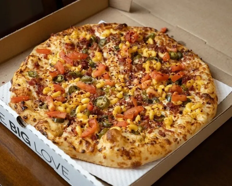 Delicious LOVEPIZZA creation